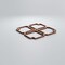 Ekena Millwork Extra Small Englewood Decorative Fretwork Wood Wall Panels, Birch, 7 3/8"W x 7 3/8"H x 3/8"T WALW08X08X0375EWDBI - alternate 5
